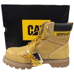 New Caterpillar Men's Work Boots Second Shift 6" Honey Tan Size 8.5 10.5 or 11